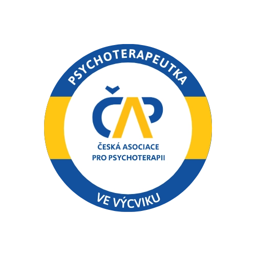 ČAP logo, psychoterapeutka ve výcviku